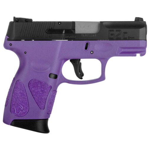 taurus g2c 9mm luger 325in blackdark purple pistol 121 rounds 1626892 1