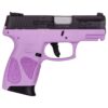 taurus g2c 9mm luger 325in blacklight purple pistol 121 rounds 1626890 1